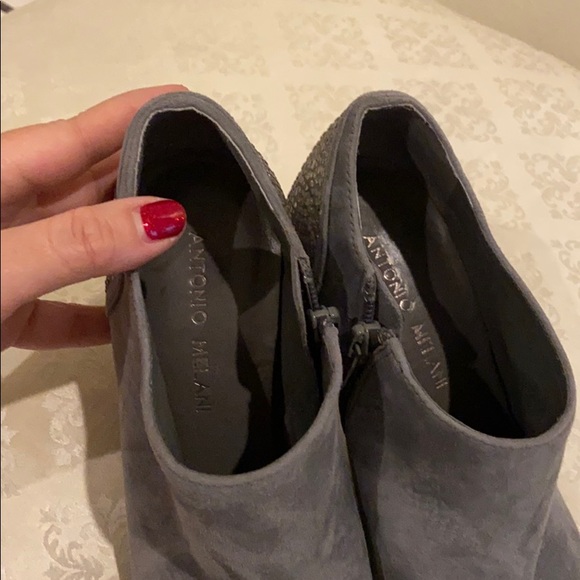 Antonio Melani suede glitz booties - Picture 5 of 6